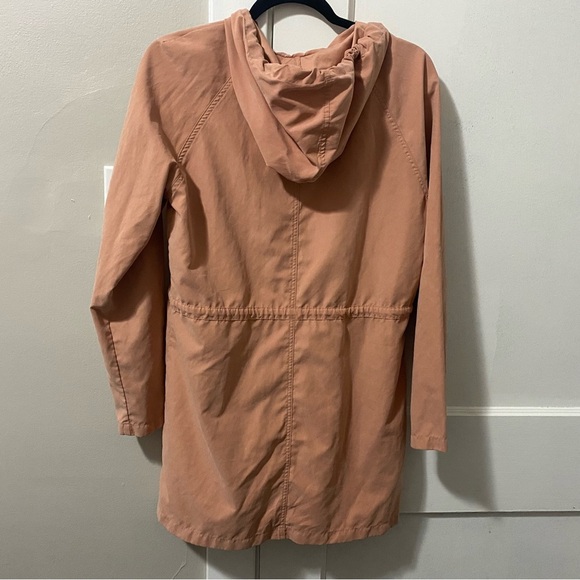 Love Tree Women's Peach Jacket Size M Long Sleeve V-neck Tie Front - Picture 3 of 11